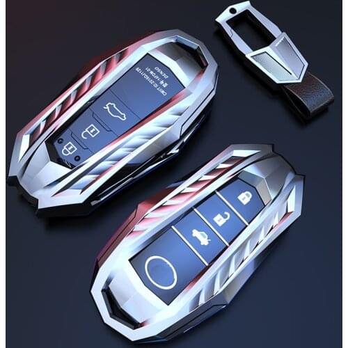 2021 New Zinc Alloy Car Key Case Cover For Toyota Prius Camry Corolla C-HR CHR RAV4 Prado 2018 Accessories Keychain Covers