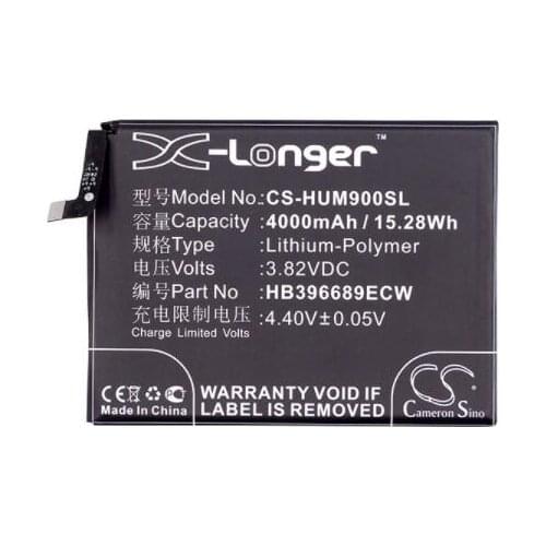 Cameron Sino 4000mah battery for HUAWEI Ascend Mate 9 Mate 9 Mate 9 Dual SIM Mate 9 Pro MHA-AL00 L009 L29 TL00 Y7 HB396689ECW