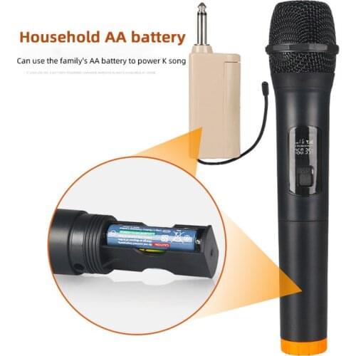 Wireless Microphone Live Karaoke Audio Conference KTV Outdoor Universal Portable Handheld Wireless Microphone 2020 New Arrival