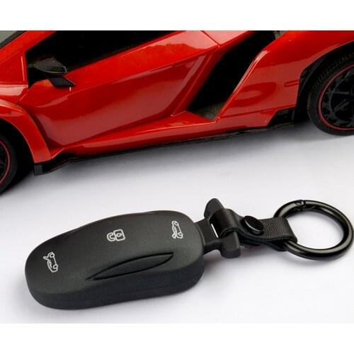 For Tesla Model 3 Key Case Keychain Cover Waterproof Full Coverage S X Y remote Key Fob Holder Silicone Soft Drop Protection