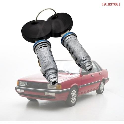 Door handle lock cylinder with key for Volkswagen Golf Passat Typ3 Caddy PickUp Rabbit for Audi 100 200 4000 5000 Fox 191837061