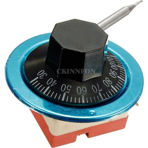 DHL 50PCS 2 Pin 30-110 Celsius Temperature Controller Thermostat Capillary Switch 250V 16A B00616