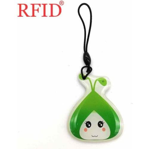 ID 125KHZ T5577 Rewritable Writable Keyfob Blank Card RFID Waterproof Token Tag Badge Smart Keychain For Copier Duplicator 1pcs