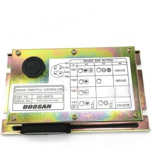 For DAEWOO DOOSAN DH220/300-7/9 Throttle refueling controller Computer version small board excavator accessories