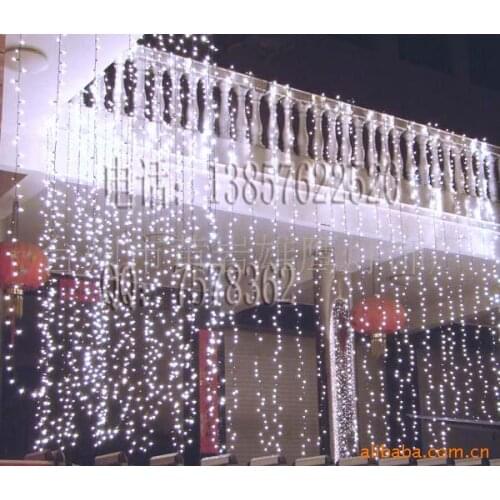 Supplies wholesale ice lamp wholesale Christmas bulbs LED waterfall 600