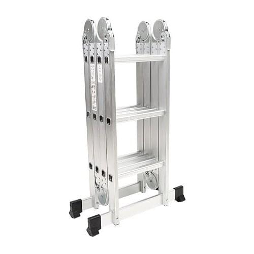 3.6M 4*3 Practical Aluminum Alloy Folding Ladder 12-Step Joints Retractable Construction ladder Adjustable Telescopic Ladder