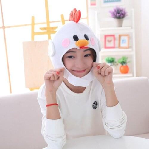 Cartoon Cute Plush Chick Hood Chick Hat Photo Props Photo Props Plush Hood