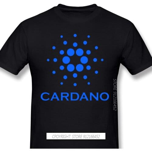 Top Quality Clothes Cardano Coin ADA Cryptocurrency Novelty Short Sleeve Mans T-Shirts Crypto Fashion Fashion For Men Shirt