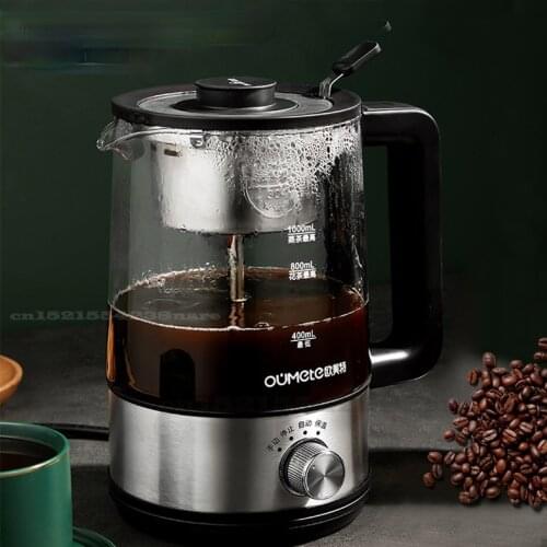 New Chinese Drip Coffee Machine Household Small Portable Steam Brewing Coffee Teapot Glass Mocha Coffee Machine