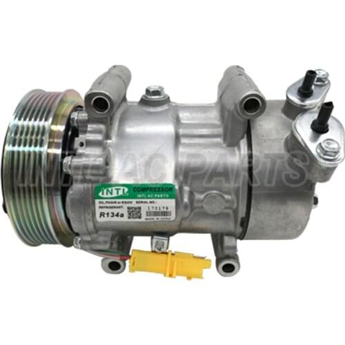 SANDEN SD6V12 Auto A/C Compressor for PEUGEOT 206 307 CITROEN C2 C3 9646273880 9639078180 9646273380 9655191580 9655191680