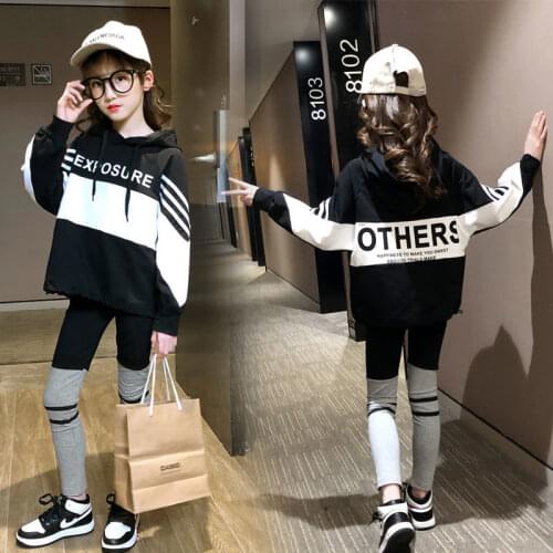 Autumn Fashion Baby Girl Clothes Baby Long Sleeve Sport Hooded Sweater+Pants 2pcs bebes menino Tracksuit Baby Girls Clothing Set