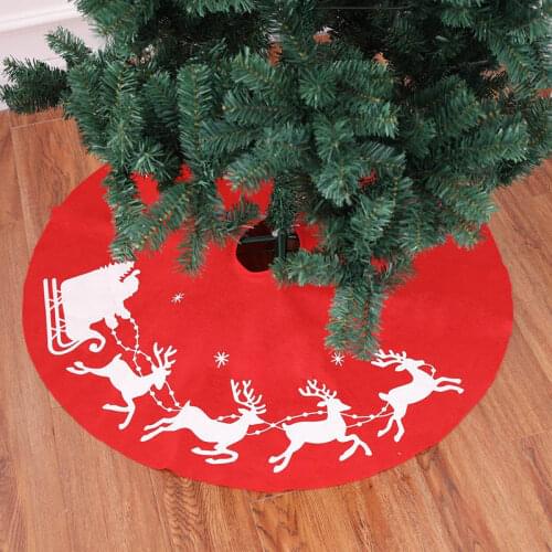 1pcs Christmas Tree Floor Cover Trees Skirt Christmas DIY Decoration Xmas Tree Sweater 2019 New Year Supplies Wedding Decor