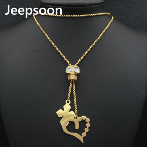 Jeepsoon Fashion Stainless Steel Jewelry For Woman 900mm Long Sweater Chain Necklace High Quality Newest NEIZAMBI