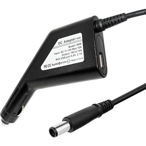 19V 4.74A 90W Laptop Dc Car Charger for Hp Pavilion Dv4 Dv5 Dv6 Dv7 Dv8 2000 Notebook Power Adapter 5V 2.1A USB Wall Charger