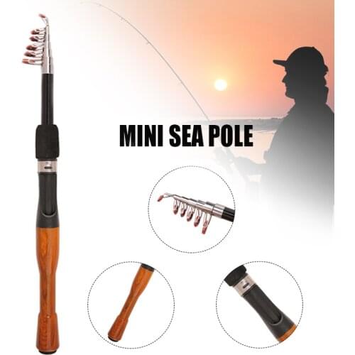 Hot Sale Short Fishing Rod Mini Sea Rod Telescopic Rod Carrying Long Cast Rod Fishing Rod Multifunctional and Portable N66