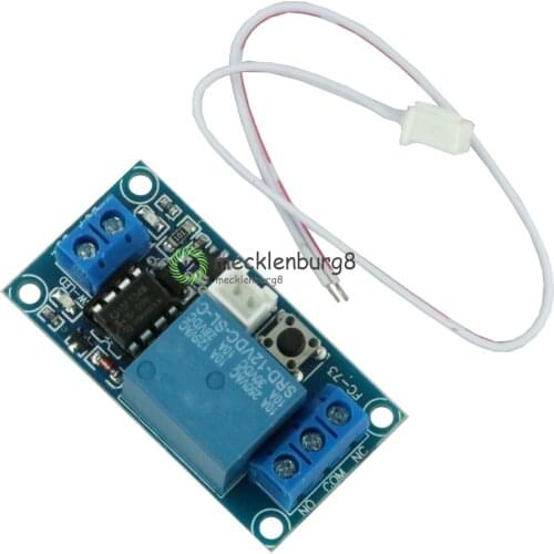 1 channel 12 V to relay module with blocking bistable switch MCU control 1-channel relay with trigger line