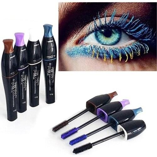 500pcs 4 Color Cosplay Mascara Waterproof Eyelashes Express Makeup Colossal Mascara For The Eyes Make Up Cosmetic DHL