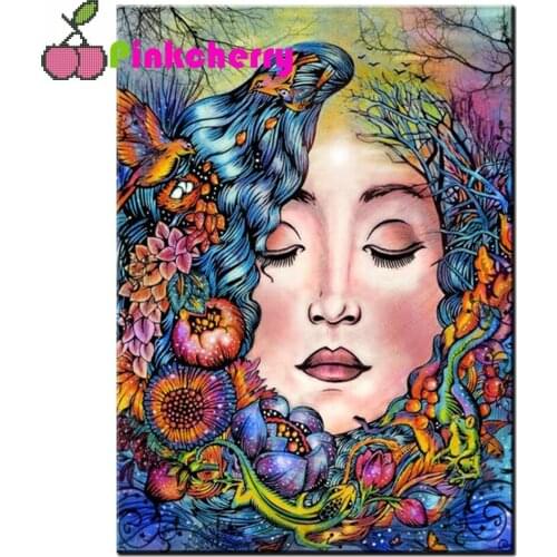 Flowers birds Fairy Diamond Painting 5D DIY Picture of Rhinestones Diamond Embroidery 3D Cross Stitch Wedding Decoration k861