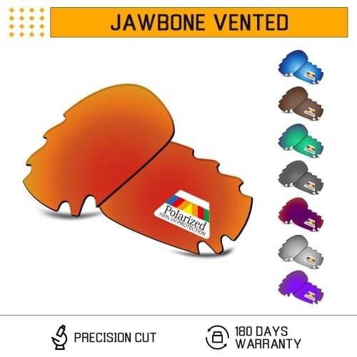 Bwake Polarized Replacement Lenses for-Oakley Jawbone Vented Sunglasses Frame - Multiple Options