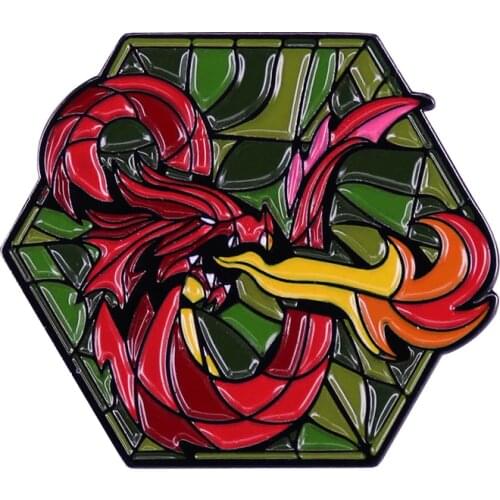 LT466 Game Dragon Collection Enamel Pin Brooches on clothes Badge Bag Clothes Lapel Woman Men Jewelry Gift