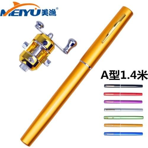 EMMROD MINI Pen Fishing Rod Pocket Pen Type Rod Fishing Rod 1.4 Meters Free Shipping