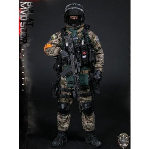 DAM Toys 78066 Elite Series RUSSIAN SPETSNAZ MVD SOBR - BULAT MOSCOW 1/6 FIGURE