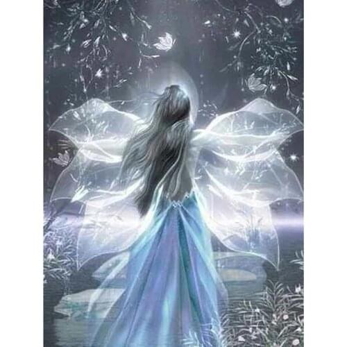 5D Diy Mosaic Art Needlework Fantasy Fairy Diamond Painting Rhinestone Cross Stitch Wedding Embroidery Christmas Gift Home Decor