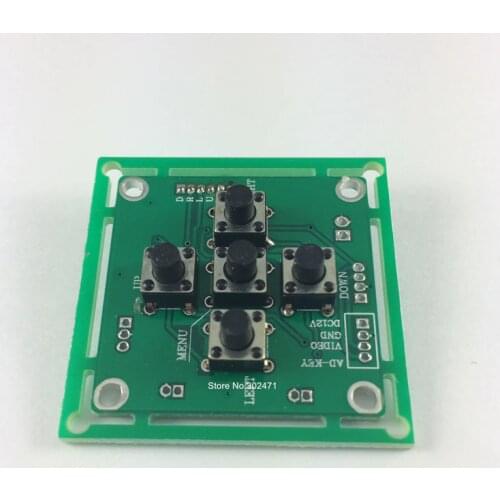CCTV Camera Menu OSD Key Button, OSD Menu board, OSD setting board For CCTV Camera