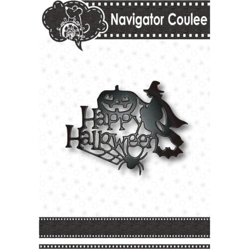 Halloween Witch Pumpkin Spider Metal Cutting Mould Dead Scrapbook Album Decoration DIY Craft Cutting Mould 2021