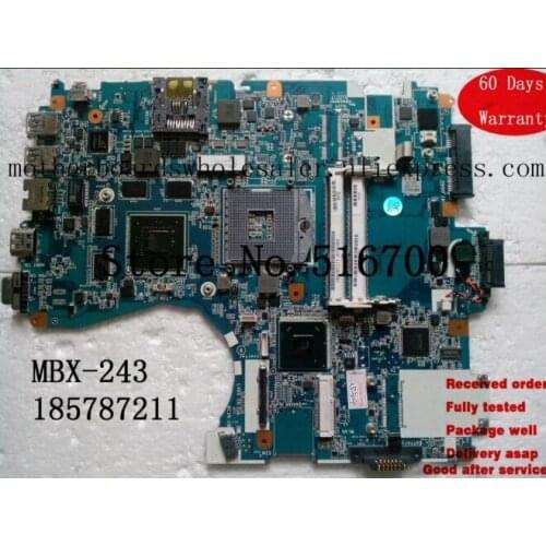 Carte Mere For Sony Vaio VPC-F Motherboard 185787211 MBX-243 V080 MP MB Rev:1.2 tested