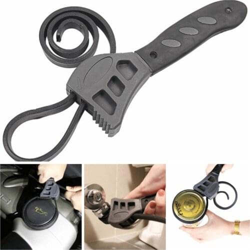Multi-function Rubber Band Wrench Adjustable Bottle Opener Auto Repair Filter Tool for Any Shape of Torque Wrench Car Tools