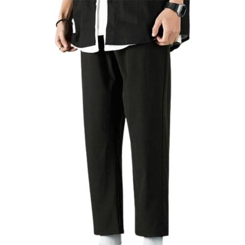 Men Sports Pants Gym Trousers Jogging Pants Straight Pants Yoga Pants Soft Elastic Waist Drawstring Oversize Pants Sweatpants