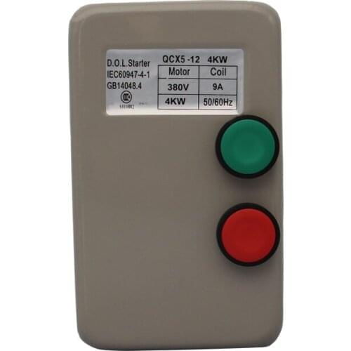 Irreversible Manual Direct Start Type Control Motor Magnetic Starter 380V 50/60Hz HUEB-11K for Motor Staring Protecting Stopping