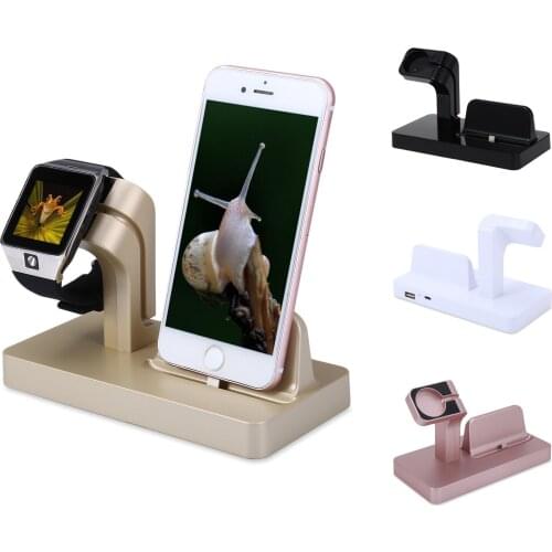 Watch Charging Stand Iwatch 6 5 4 3 SE for Apple Watch 44mm 42mm 38mm 40mmwatch Phone Two-in-one Charging Base Accessories