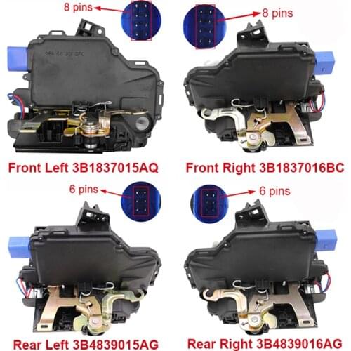 Door Lock Actuator Front Rear Left Right For VW POLO SKODA PASSAT For Superb FABIA TRANSPORTER T5 Seat IBIZA 4 ROOMSTER CORDOBA