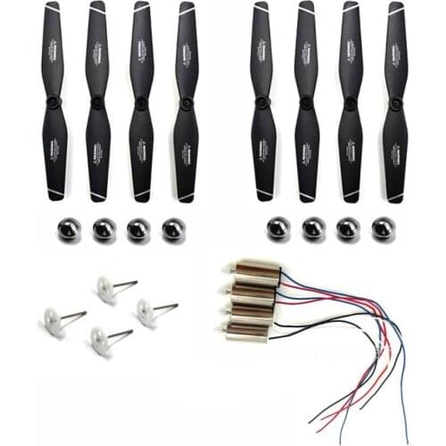 SG106 Spare Part Pack for RC Drone Quadcopter SG106 Motor Engine Propeller Props Blade Fixed Cover Gear Shaft Drone Accessory