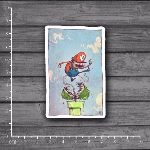 Student Favorite Mario illustration Scrapbooking Stationery Graffiti Sticker Decor For Ablum Diary Scrapbookin Laptop[Single]