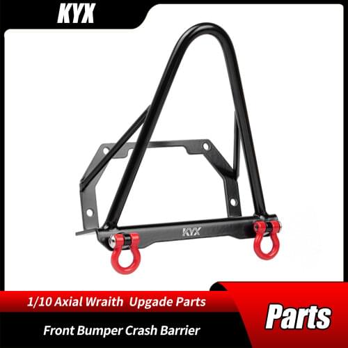 RC Model Car Parts Upgrade Refit Accessories Front Bumper Crash Barrier for 1/10 Axial Wraith 90018 90020 90031 Crawler Buggy