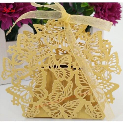 25Pcs Laser Cut Flower Wedding Candy Box Wedding Gift For Guest Wedding Favors And Gifts Christmas Birthday Party Decoration6z
