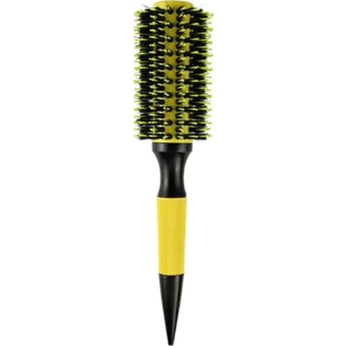 6 Sizes Bristles Round Styling Hair Brush Aluminum Tube Rolling Comb for Barber Blow Drying Curling Hairdressing Tool