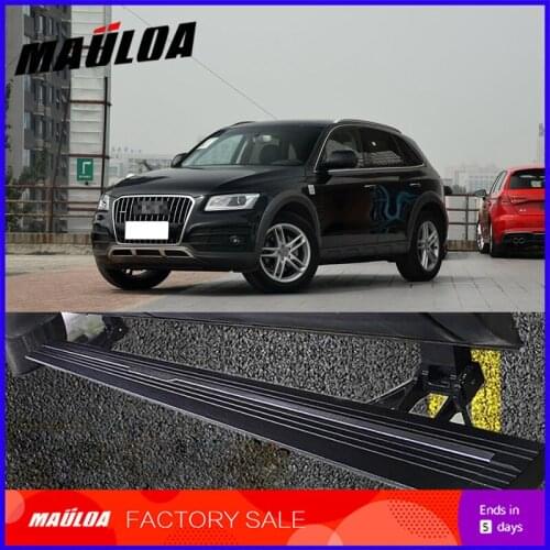 Car Accessories High quality aluminium alloy Automatic scaling Electric pedal side step running board for Q5 2013