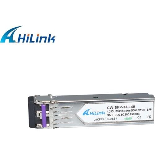 Free Shipping! Dual LC 1.25G 1330nm 40km CWDM SFP Transceiver with DOM Function