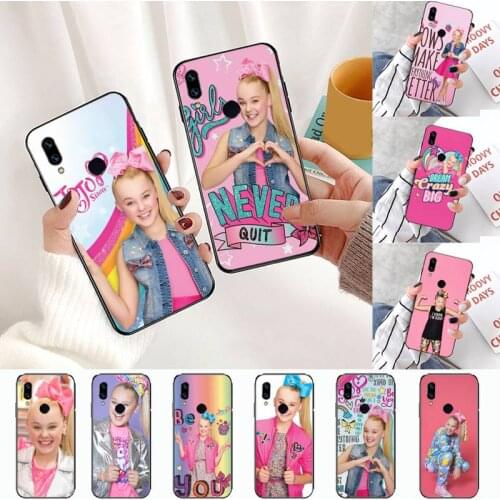 Jojo Siwa Phone Case For Xiaomi Redmi Note 4 4x 5 6 7 8 pro S2 PLUS 6A PRO