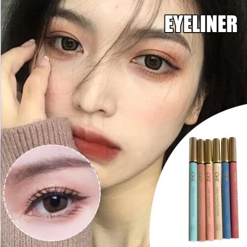 Color Liquid Eyeliner Pen not Smudged Rarely Fine Waterproof Sweatproof Long Lasting Soft Tip Eye Makeup MA