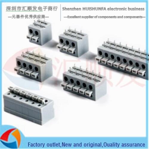 Wiring terminal screw type PCB terminal DG/ kf128-2p /3P 5.0mm splicing