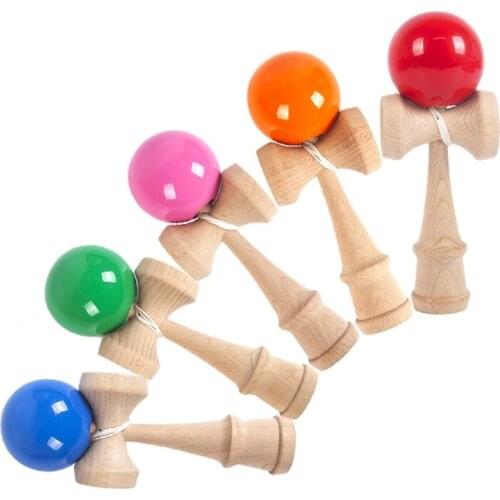 J60B 1Set Balance Coordination Ball Game Montessori Toys Ball Interactive Sports Ball Educational Mini Toss & Catch Toy