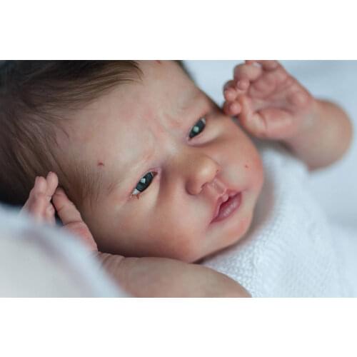 Bebe reborn kit Ellie-Sue 19Inches Reborn Baby Vinyl Doll Kit Unpainted Unassembled Doll Parts DIY Blank Reborn Doll Kit