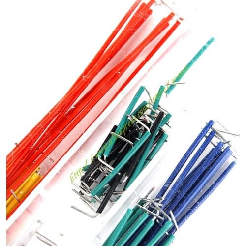 140 pcs U Shape Solderless Breadboard Jumper Cable Wire Kit For Arduino Shield H 2pcs