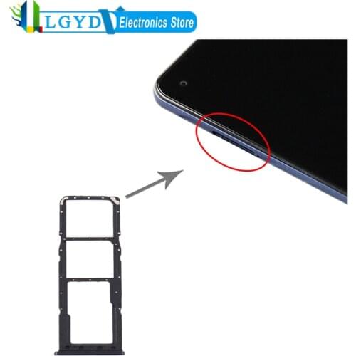 SIM Card Tray + SIM Card Tray + Micro SD Card Tray for Samsung Galaxy A21s SIM Card Holder Replacement