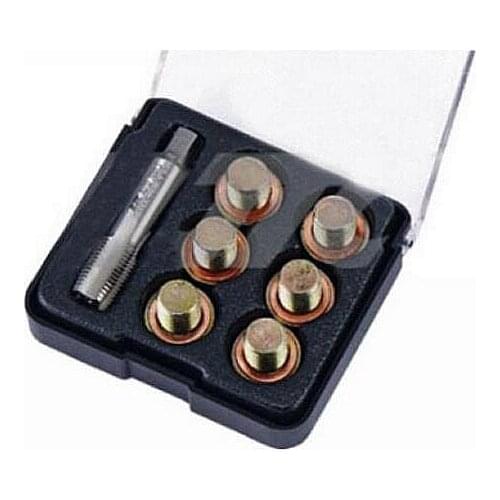 Wholesale Universal Silver M20 Oil Sump Drain Screw Thread Repair Tool Oil Pan Slipped Thread Repair Tool auto maintenace tools